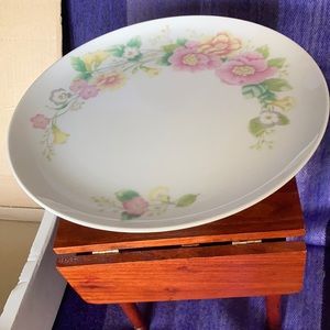 Vintage, 1982, Shafford  footed porcelain cake plate